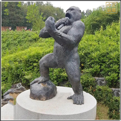 大猩猩唱歌園林雕塑